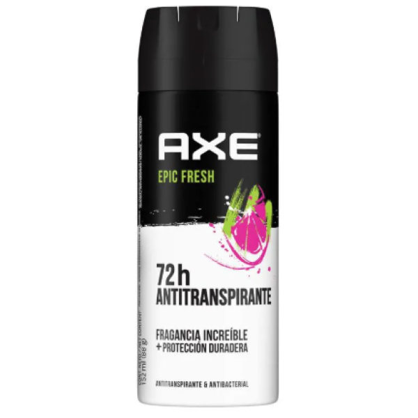 Axe epic fresh antitranspirante lata x 152 ml